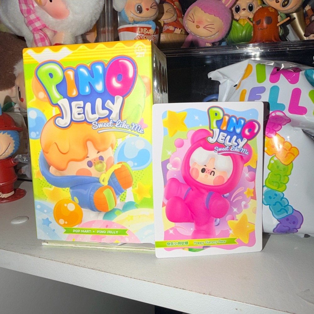 POP MART PINO JELLY Sweet Like Me Series Figures - Happy Gummy Bear - Picture 3 of 6